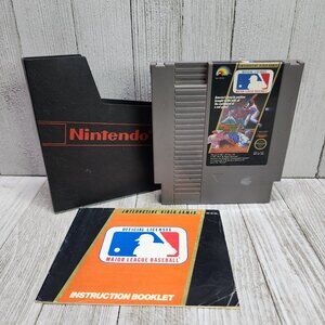 Major League Baseball - Nintendo NES Vintage with Manual